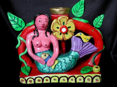 Sculpture titled "CERAMICS 10" by Adelina Reyes, Original Artwork