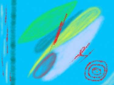 Arts numériques intitulée "Empreintes" par Joel Jambou, Œuvre d'art originale, Peinture numérique