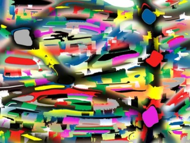 Arts numériques intitulée "Festival" par Joel Jambou, Œuvre d'art originale, Peinture numérique