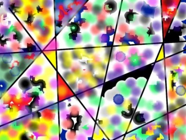 Arts numériques intitulée "Partitions" par Joel Jambou, Œuvre d'art originale, Peinture numérique