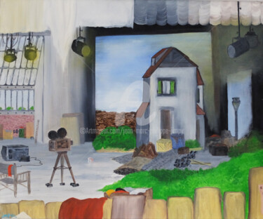 Peinture intitulée "ESPRIT DE PLATEAU" par Jean-Marc Philippe (Jimpy), Œuvre d'art originale, Huile