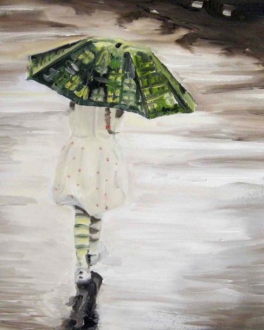 绘画 标题为“La pluie” 由Stefano Davidson, 原创艺术品