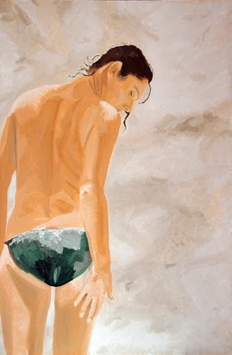 Painting titled "SABBIA" by Stefano Davidson, Original Artwork