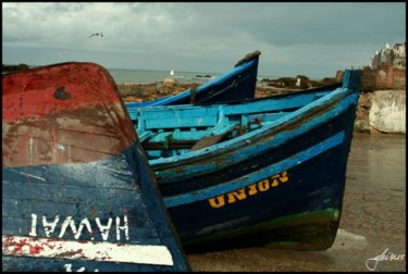 Photographie intitulée "bateaux" par Gleisner, Œuvre d'art originale