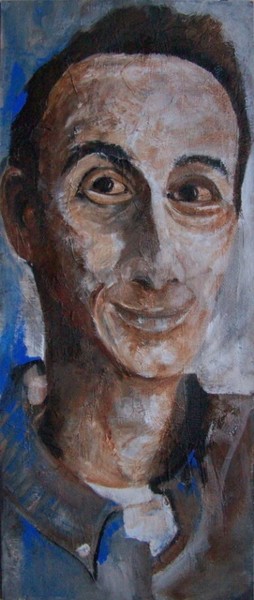 Peinture intitulée "... Djovy, le jovia…" par Anne-Frédérique Ferret, Œuvre d'art originale, Huile