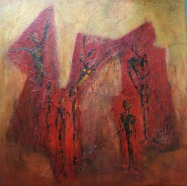 Peinture intitulée "La grande arche/ Ja…" par Valérie Eymeric, Œuvre d'art originale