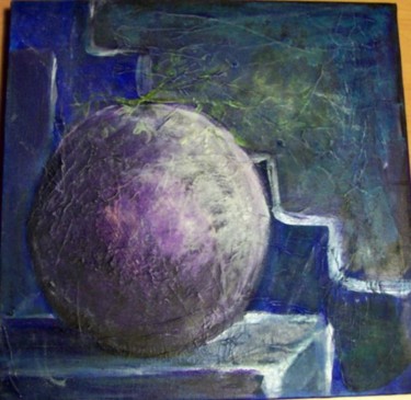 Peinture intitulée "jardins de majorell…" par Valérie Eymeric, Œuvre d'art originale