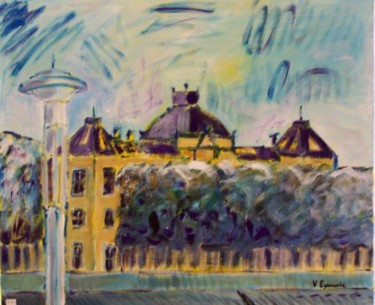 Peinture intitulée "Vieux souvenirs" par Valérie Eymeric, Œuvre d'art originale, Acrylique