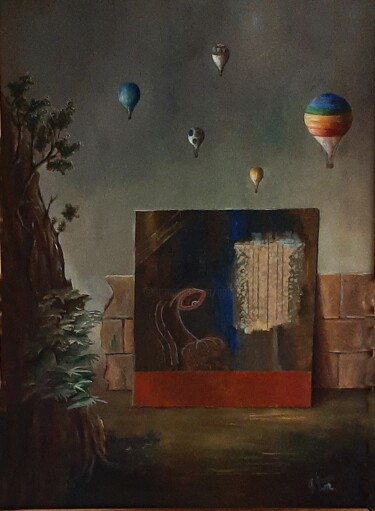 Peinture intitulée "Momento trascendent…" par Giovanni Primo Greco, Œuvre d'art originale, Huile