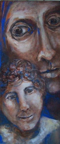 Peinture intitulée "... découvrir ensem…" par Anne-Frédérique Ferret, Œuvre d'art originale, Huile