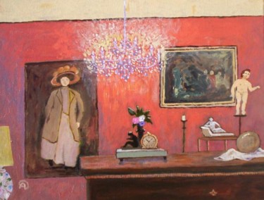 Peinture intitulée "Dwellers in an Anti…" par Alan Embrée Osler, Œuvre d'art originale, Huile
