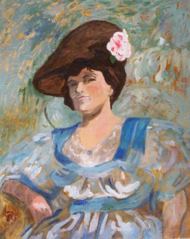 Peinture intitulée "After a Painting by…" par Alan Embrée Osler, Œuvre d'art originale, Huile