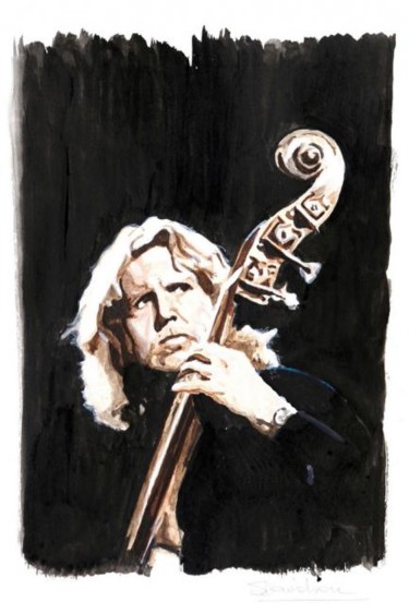 Painting titled "Eberhardt Weber" by Stefano Davidson, Original Artwork