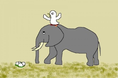 Drawing titled "Stop!" by Kai-Yu Sun, Original Artwork