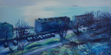 Le havre de sainte Adresse Peinture intitulée "Le havre de sainte…" par Manuel Leonardi, Œuvre d'art originale, Huile