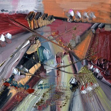 Peinture intitulée "Le chenal de La Cay…" par Muriel Cayet, Œuvre d'art originale, Huile