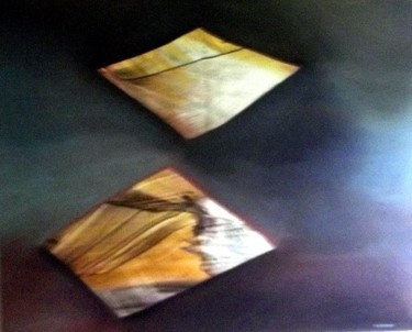 Peinture intitulée "N° 792, 100F huile…" par Vera De Rivales, Œuvre d'art originale, Huile