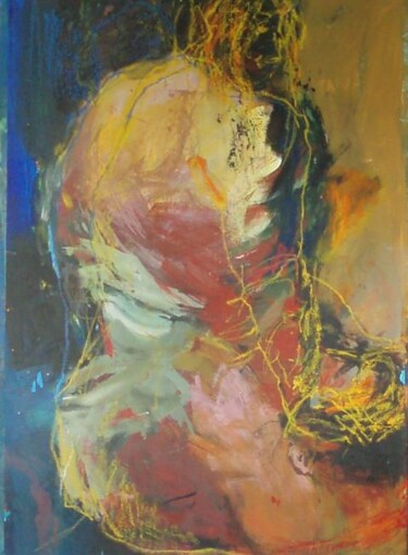Peinture intitulée "5 couleurs" par Catherine Monmarson, Œuvre d'art originale