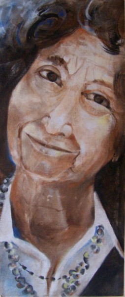 Peinture intitulée "... Bien Veillante.…" par Anne-Frédérique Ferret, Œuvre d'art originale, Huile