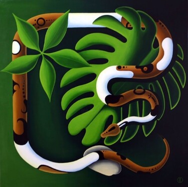 Schilderij getiteld "Regius 2" door Didier Georges, Origineel Kunstwerk