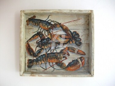 Peinture intitulée "PETITE CAISSE DE HO…" par Philippe Coeurdevey, Œuvre d'art originale