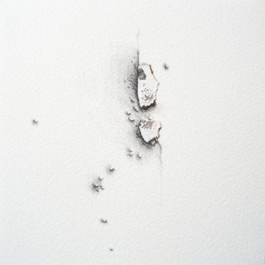 Drawing titled "jour 63 - 29.12.2011" by Pascale Aurignac, Original Artwork, Graphite
