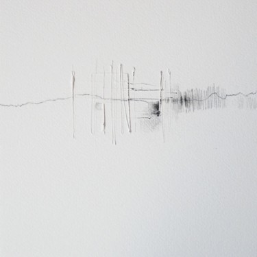 Dessin intitulée "jour 93- 28.01.2012" par Pascale Aurignac, Œuvre d'art originale, Encre