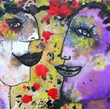 Dessin intitulée "My Lady" par Emilie Teillaud, Œuvre d'art originale