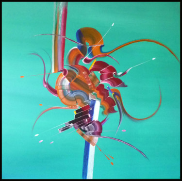 Peinture abstraite ABYSSES Painting titled "Peinture abstraite…" by Martine Belfodil, Original Artwork, Acrylic