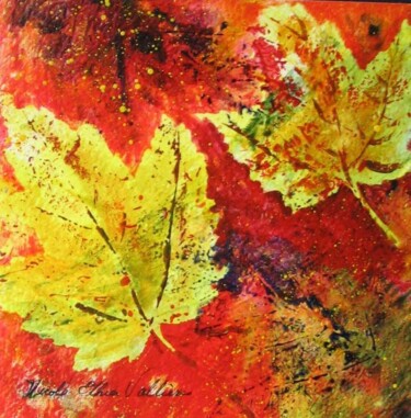 Peinture intitulée "Automne" par Nicole Ethier-Vallières, Œuvre d'art originale