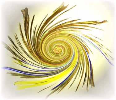 Arts numériques intitulée "LA FEMME SOLAIRE -…" par Francine Barbaray, Œuvre d'art originale, Peinture numérique