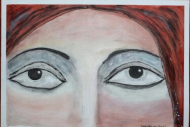 Peinture intitulée "Odalisca" par Sandro Angelici, Œuvre d'art originale, Huile