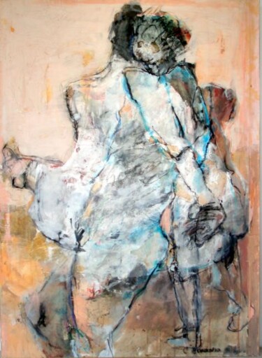 Peinture intitulée "A 3" par Catherine Monmarson, Œuvre d'art originale