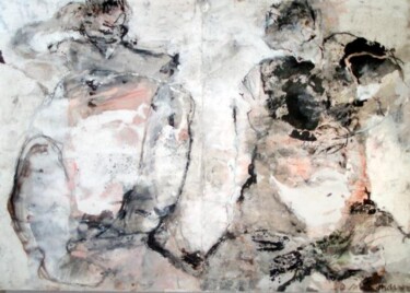 Peinture intitulée "Anthropomorphe AP1" par Catherine Monmarson, Œuvre d'art originale