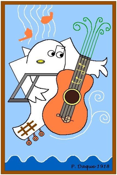 Drawing titled "Cubism" by Kai-Yu Sun, Original Artwork
