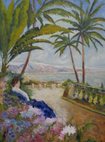 Peinture intitulée "Méditerranée" par Jean-Pierre Duquaire, Œuvre d'art originale