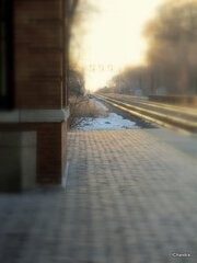 Φωτογραφία με τίτλο "TRAINSTATION.jpg" από Chandra Leigh-Ayaz, Αυθεντικά έργα τέχνης