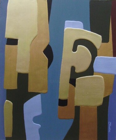 Peinture intitulée "Carapace de l'amour" par Stephane Dousdebes, Œuvre d'art originale