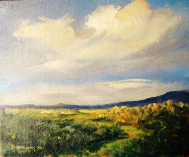 Pintura titulada "Bull Island April S…" por Bill O'Brien, Obra de arte original, Oleo