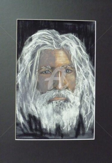 Peinture intitulée "entre JC et Raspout…" par Sbx, Œuvre d'art originale