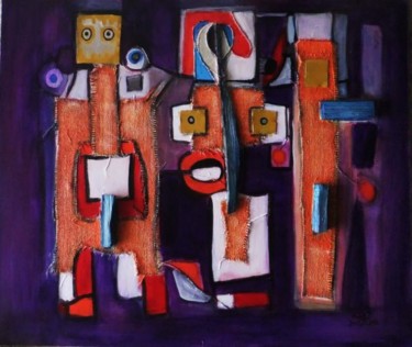 Peinture intitulée "La nuit des rois" par Laydev, Œuvre d'art originale