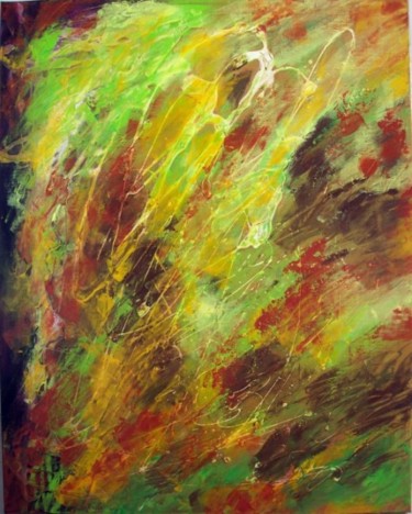 Peinture intitulée "Dans l'herbe" par Marie Edmée Séguin, Œuvre d'art originale