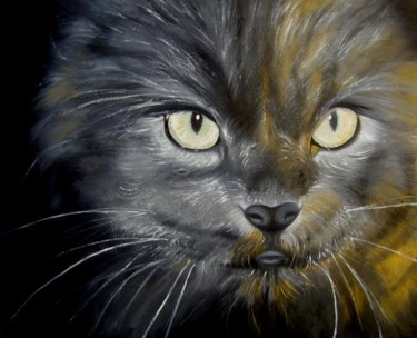 Peinture intitulée "Pélouch" par Alix, Œuvre d'art originale, Huile
