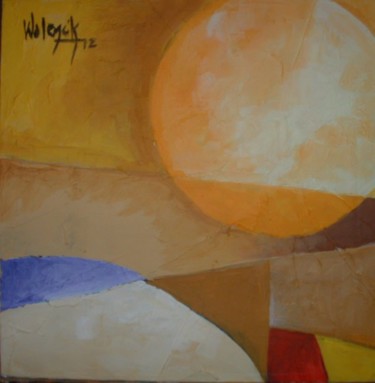 Peinture intitulée "Julie - Soleil et p…" par Marc Walencik, Œuvre d'art originale, Acrylique