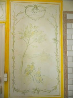 Painting titled "FRESQUE" by Varvara Bracho, Original Artwork