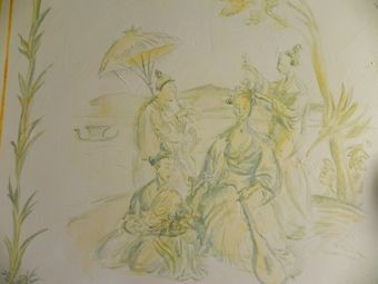 Painting titled "FRESQUE (fragment)" by Varvara Bracho, Original Artwork