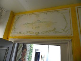 Painting titled "FRESQUE s/b porte" by Varvara Bracho, Original Artwork