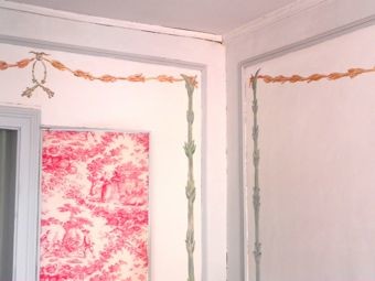 Painting titled "FRESQUE chambre" by Varvara Bracho, Original Artwork