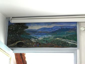 Painting titled "FRESQUE, scene de c…" by Varvara Bracho, Original Artwork