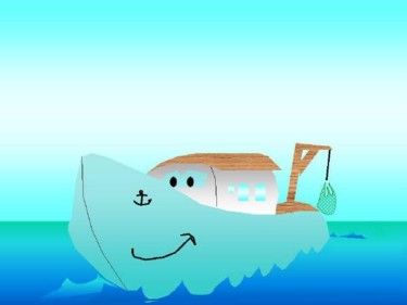 Dessin intitulée "fisher" par Dany Beaudry, Œuvre d'art originale